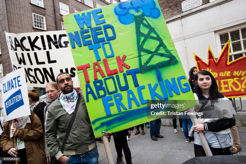 Vivienne Westwood Leads March to The Fracked Future Carnival