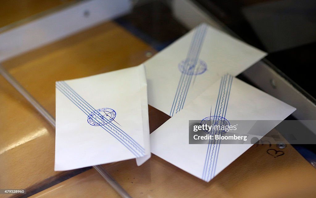 Greeks Vote In National Referendum