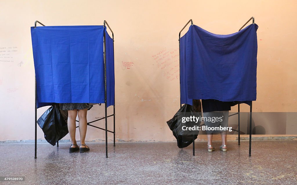 Greeks Vote In National Referendum