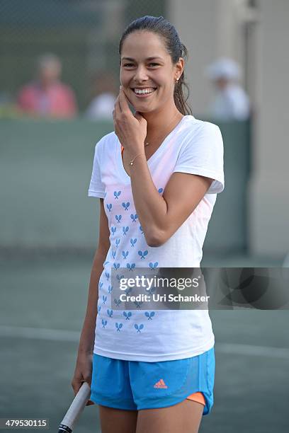 Ana Ivanovic participtaes in Fifth Annual All-Star Charity Event At Ritz Carlton at Cliff Drysdale Tennis Center, Ritz Carlton Key-Biscayne on March...