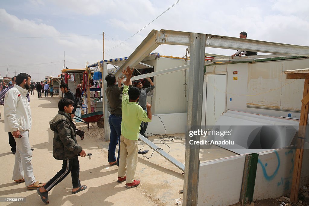 A Syrian city in Jordan: Zaatari refugee camp