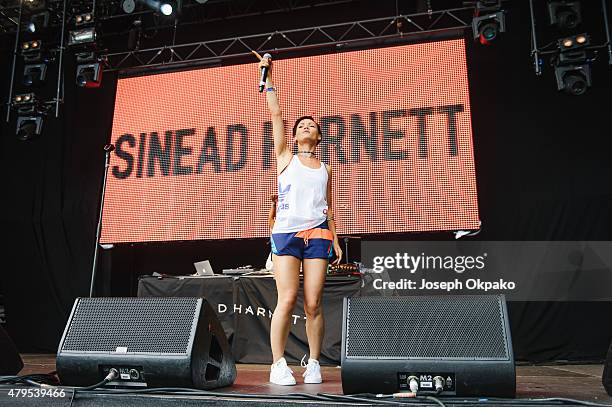 Sinead Harnett performs on Day 2 of the New Look Wireless Festival at Finsbury Park on July 3, 2015 in London, England.