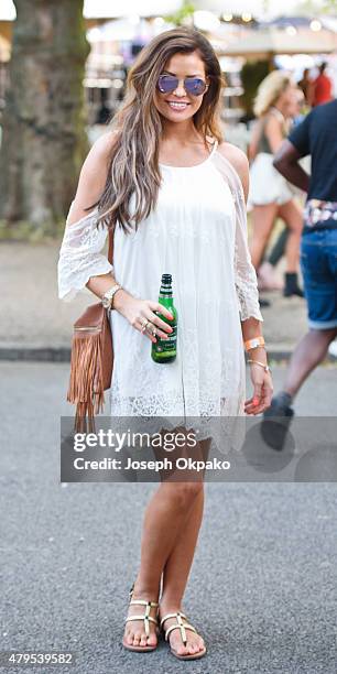 Jessica Wright attends Day 2 of the New Look Wireless Festival at Finsbury Park on July 3, 2015 in London, England.