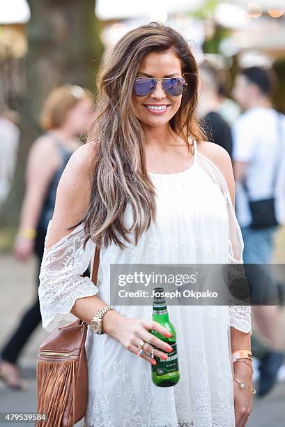 Jessica Wright attends Day 2 of the New Look Wireless Festival at Finsbury Park on July 3, 2015 in London, England.