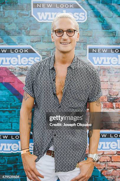 Oliver Proudlock attends Day 2 of the New Look Wireless Festival at Finsbury Park on July 3, 2015 in London, England.