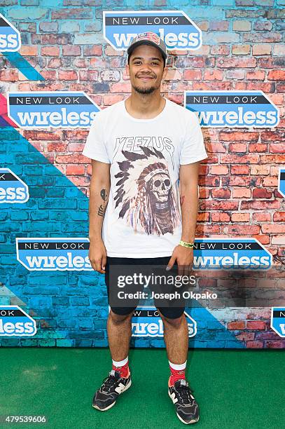 Raleigh Ritchie performs on Day 2 of the New Look Wireless Festival at Finsbury Park on July 3, 2015 in London, England.