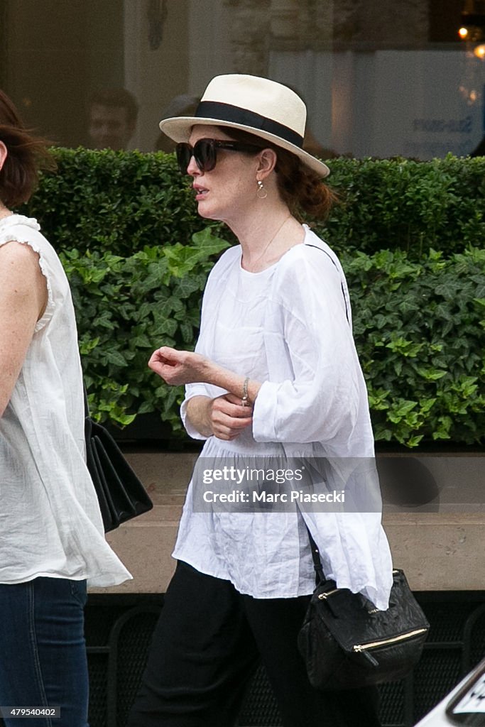 Celebrity Sightings In Paris  -  July 05, 2015