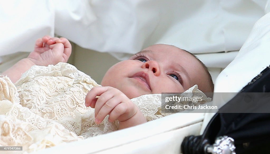 The Christening Of Princess Charlotte Of Cambridge