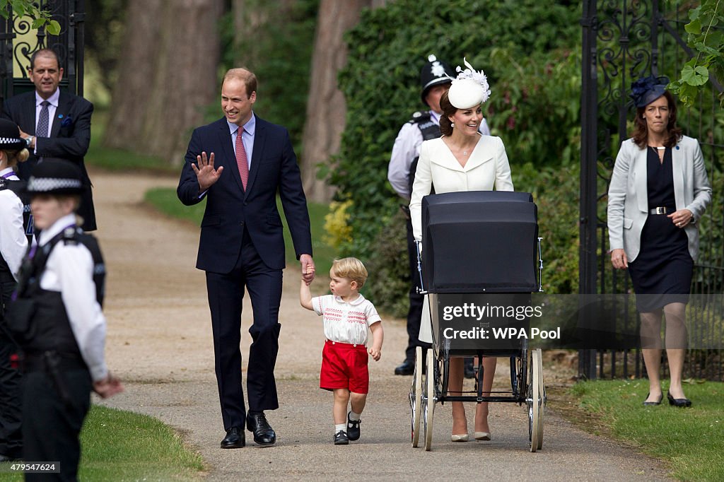 The Christening Of Princess Charlotte Of Cambridge