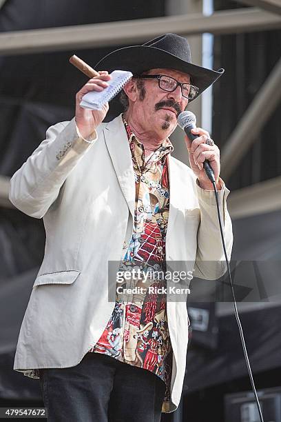 Singer-songwriter Kinky Friedman hosts Willie Nelsons 4th of July Picnic at Austin360 Amphitheater on July 4, 2015 in Austin, Texas.