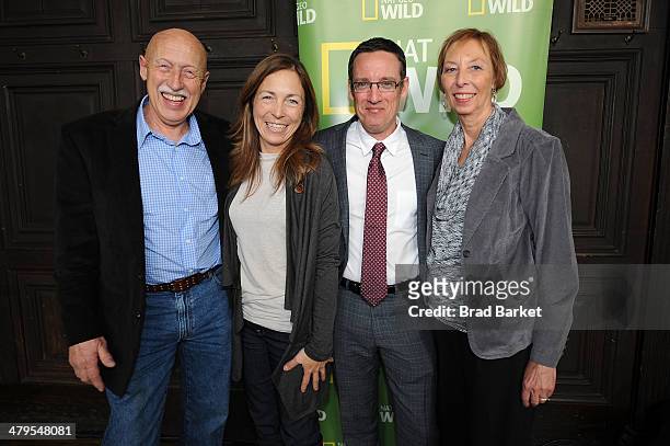 Dr. Jan Pol of The Incredible Dr. Pol, Michelle Oakley of Dr. Oakley, Yukun Vet, EVP and General Manager, Nat Geo WILD, Geoffrey B. Daniels and Diane...