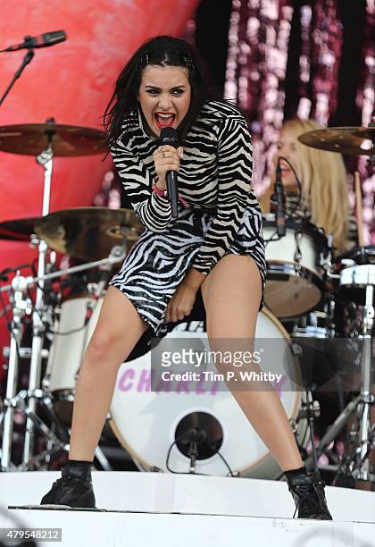 Charli XCX performs on day 3 of the New Look Wireless Festival at Finsbury Park on July 5, 2015 in London, England.