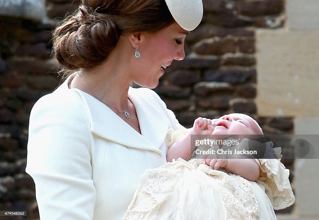 The Christening Of Princess Charlotte Of Cambridge