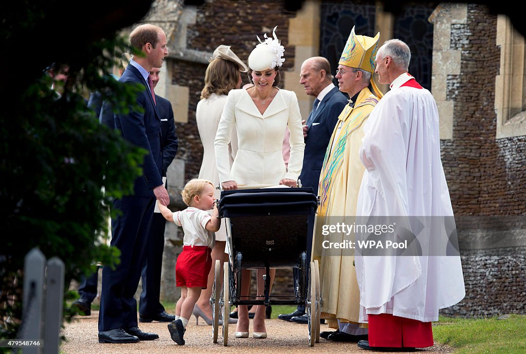 The Christening Of Princess Charlotte Of Cambridge