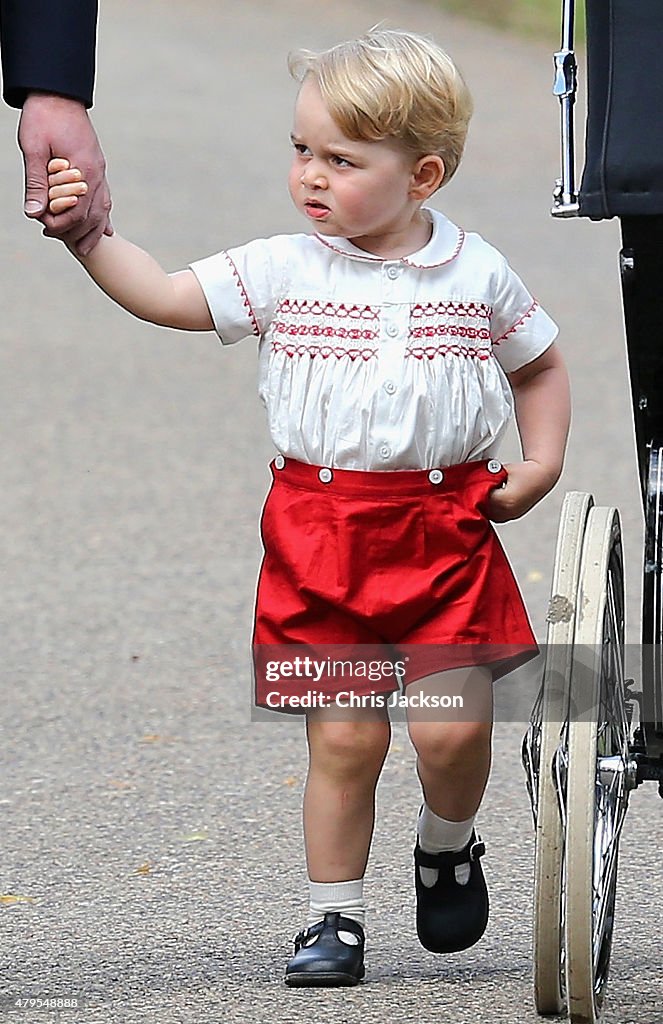 The Christening Of Princess Charlotte Of Cambridge