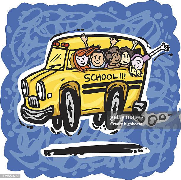 illustrations, cliparts, dessins animés et icônes de retour à l'école en bus - humour rentrée scolaire