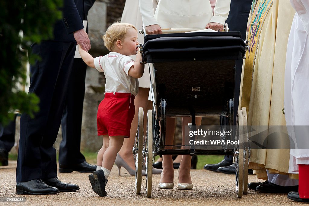 The Christening Of Princess Charlotte Of Cambridge