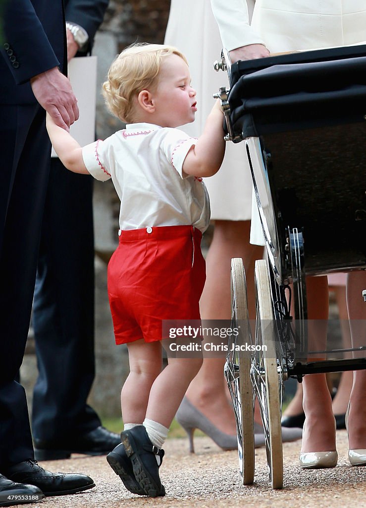 The Christening Of Princess Charlotte Of Cambridge