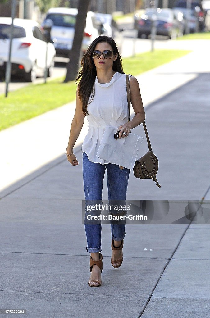 Celebrity Sightings In Los Angeles - March 19, 2014