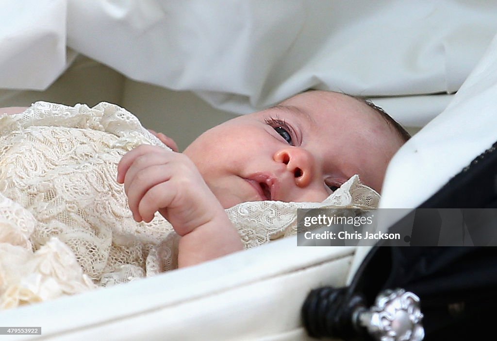 The Christening Of Princess Charlotte Of Cambridge