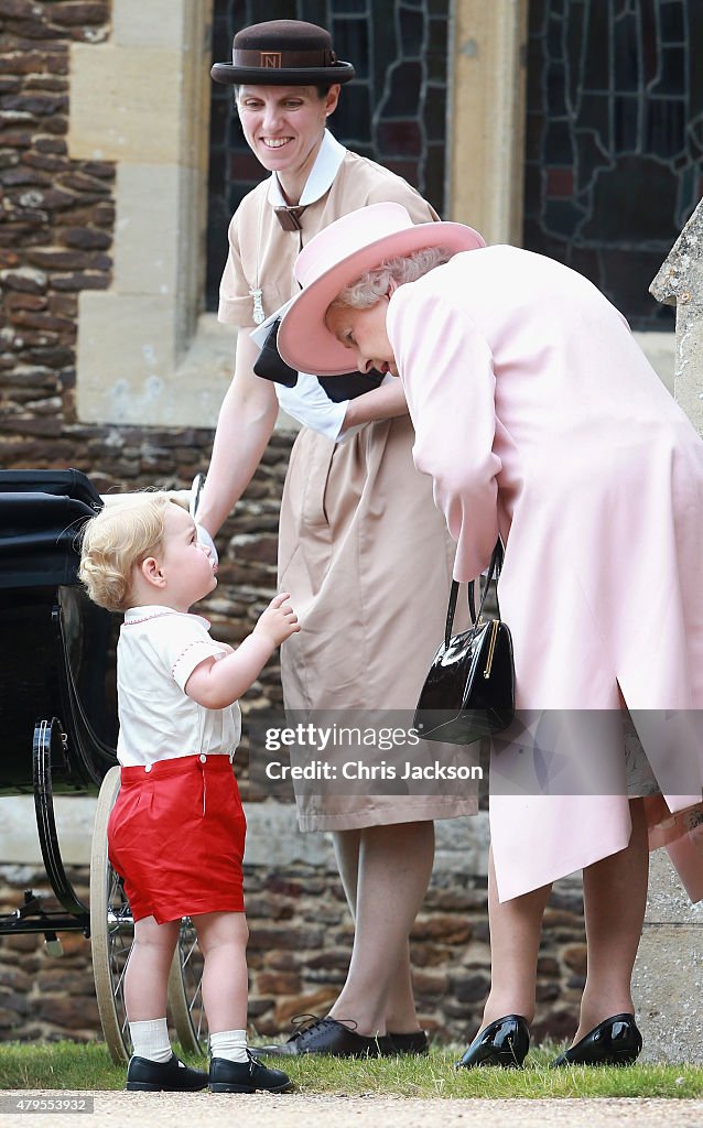 The Christening Of Princess Charlotte Of Cambridge