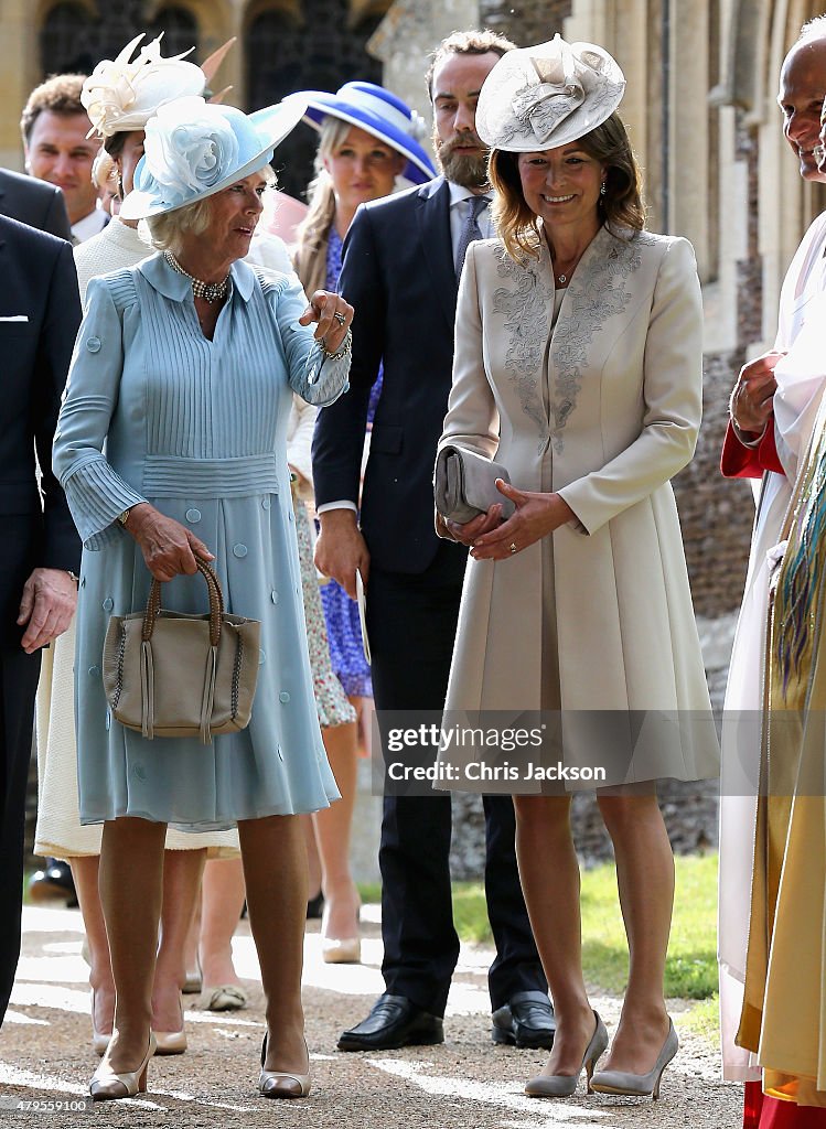 The Christening Of Princess Charlotte Of Cambridge