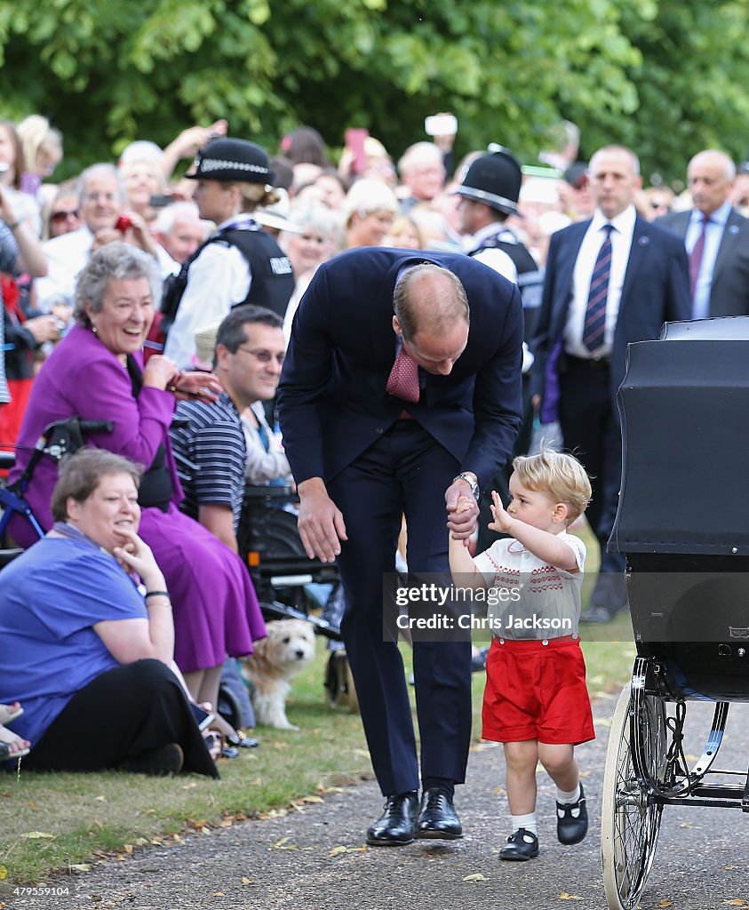 The Christening Of Princess Charlotte Of Cambridge