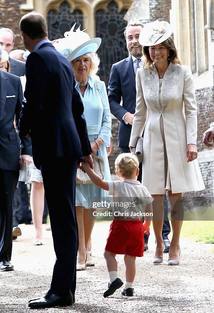 The Christening Of Princess Charlotte Of Cambridge