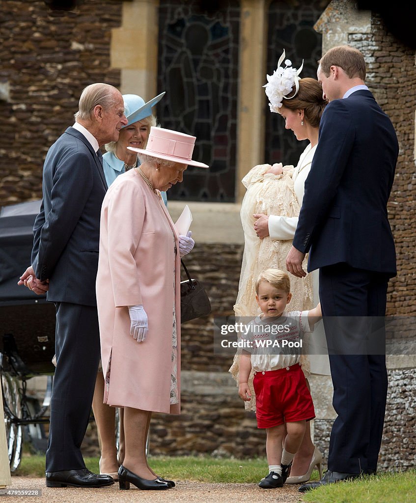 The Christening Of Princess Charlotte Of Cambridge