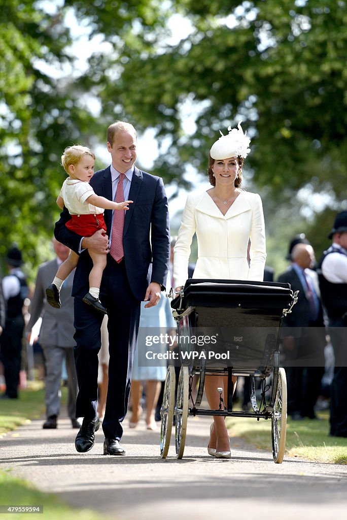 The Christening Of Princess Charlotte Of Cambridge