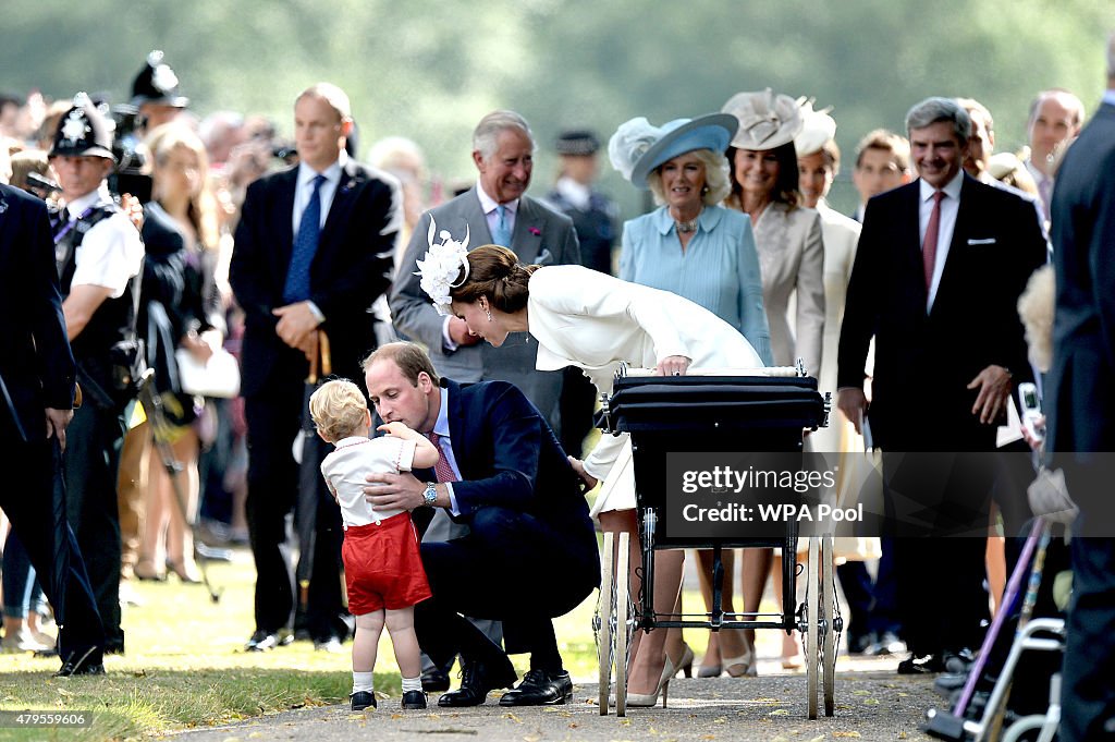 The Christening Of Princess Charlotte Of Cambridge