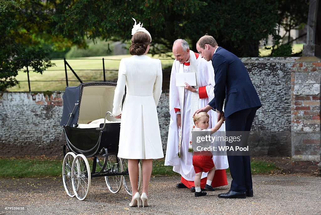 The Christening Of Princess Charlotte Of Cambridge