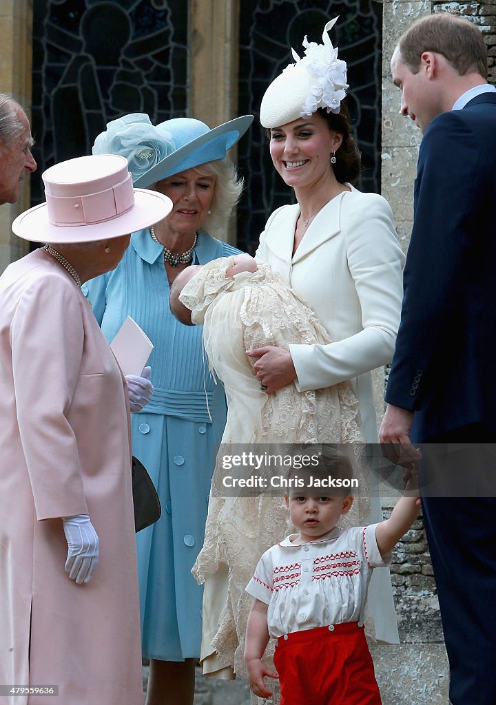 The Christening Of Princess Charlotte Of Cambridge