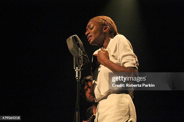 Ala.ni performs during the 2015 Festival International de Jazz de Montreal on July 4, 2015 in Montreal, Canada.