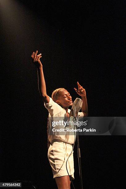 Ala.ni performs during the 2015 Festival International de Jazz de Montreal on July 4, 2015 in Montreal, Canada.