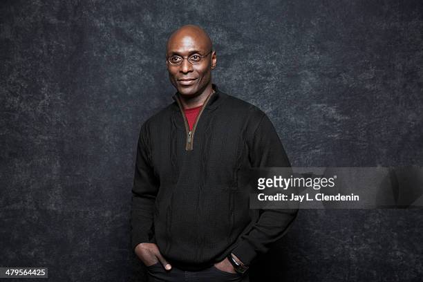 Lance Reddick is photographed for Los Angeles Times on January 18, 2014 in Park City, Utah. PUBLISHED IMAGE. CREDIT MUST READ: Jay L. Clendenin/Los...