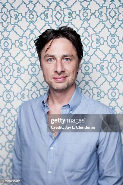 Actor Zach Braff is photographed for Los Angeles Times on January 18, 2014 in Park City, Utah. PUBLISHED IMAGE. CREDIT MUST READ: Jay L....