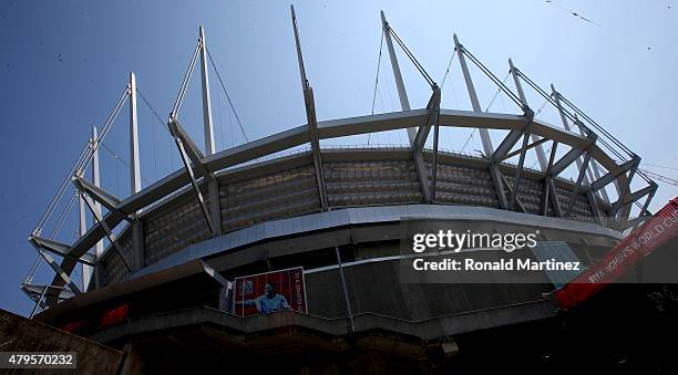 General view of the exterior of BC Place Stadium before the United States takes on Japan in the FIFA Women's World Cup Canada 2015 Final on July 5,...