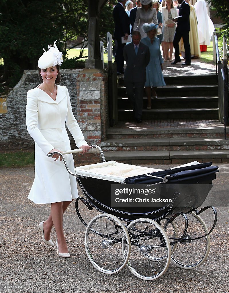 The Christening Of Princess Charlotte Of Cambridge