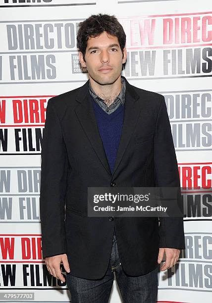 Director Benjamin Naishtat attends the New Directors/New Films 2014 Opening Night Gala Presentation of "A Girl Walks Home Alone At Night" at Museum...