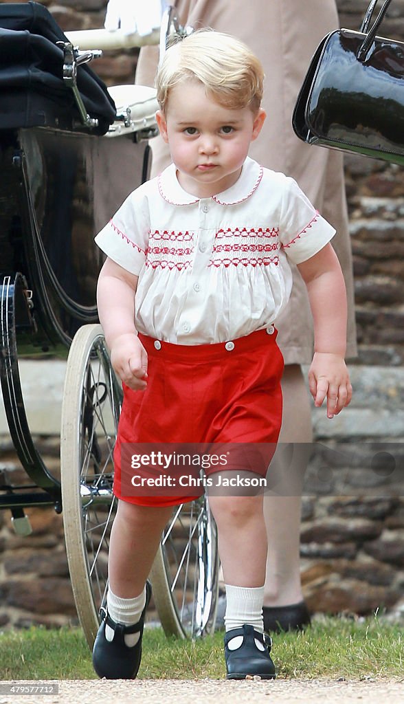 The Christening Of Princess Charlotte Of Cambridge