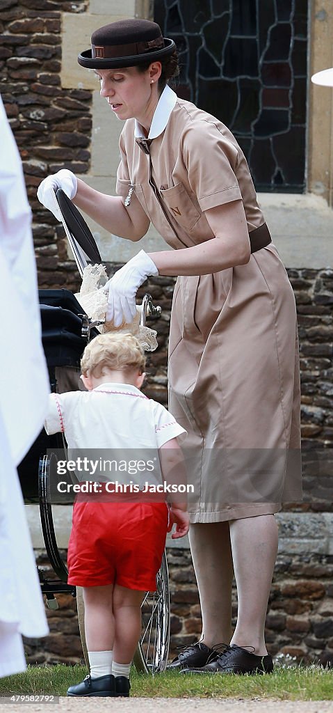 The Christening Of Princess Charlotte Of Cambridge