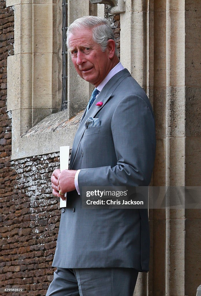 The Christening Of Princess Charlotte Of Cambridge