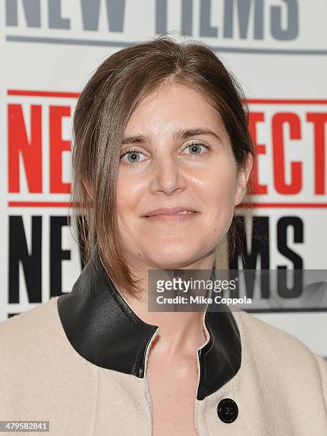 Film Director Anja Marquardt attends the New Directors/New Films 2014 Opening Night Gala Presentation of "A Girl Walks Home Alone At Night" at Museum...