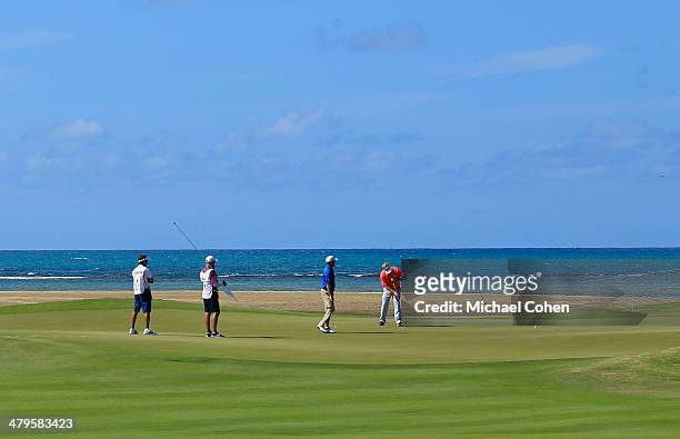 General view of the 12th green during the final round of the Puerto Rico Open presented by seepuertorico.com held at Trump International Golf Club on...