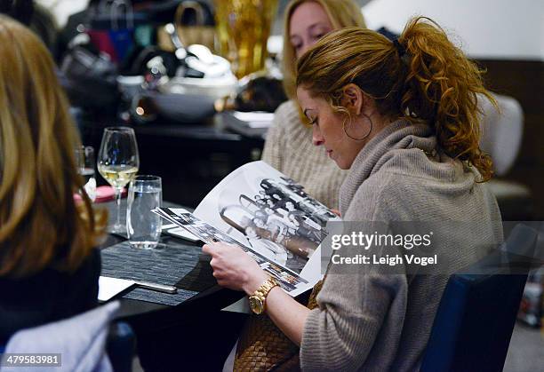 Courtney Schorr attends DuJour's Haley and Jason Binn and Marcy Warren Welcome Malo's John Wilson in Aspen at The Little Nell on March 19, 2014 in...