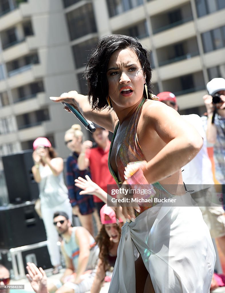 Demi Lovato's "Cool For The Summer" Pool Party