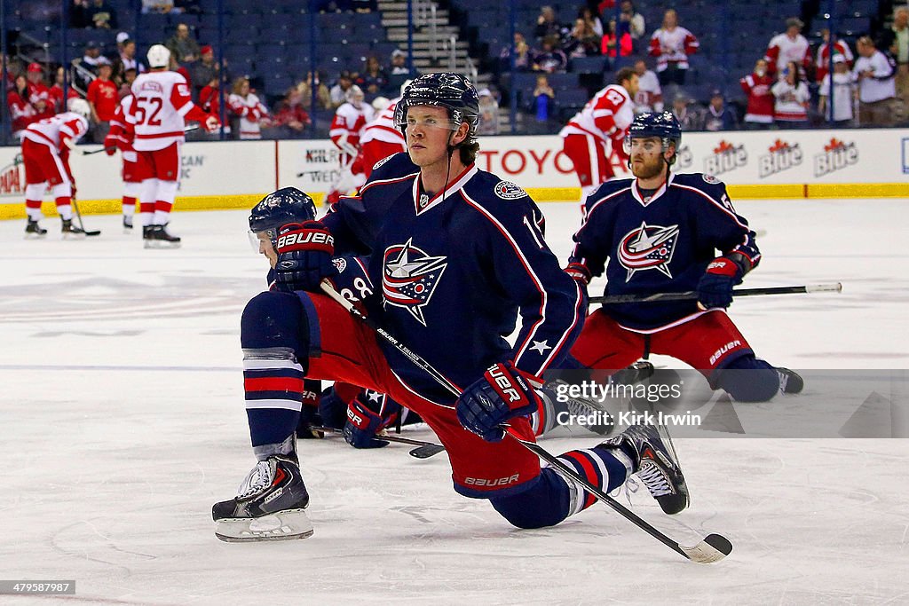 Detroit Red Wings v Columbus Blue Jackets