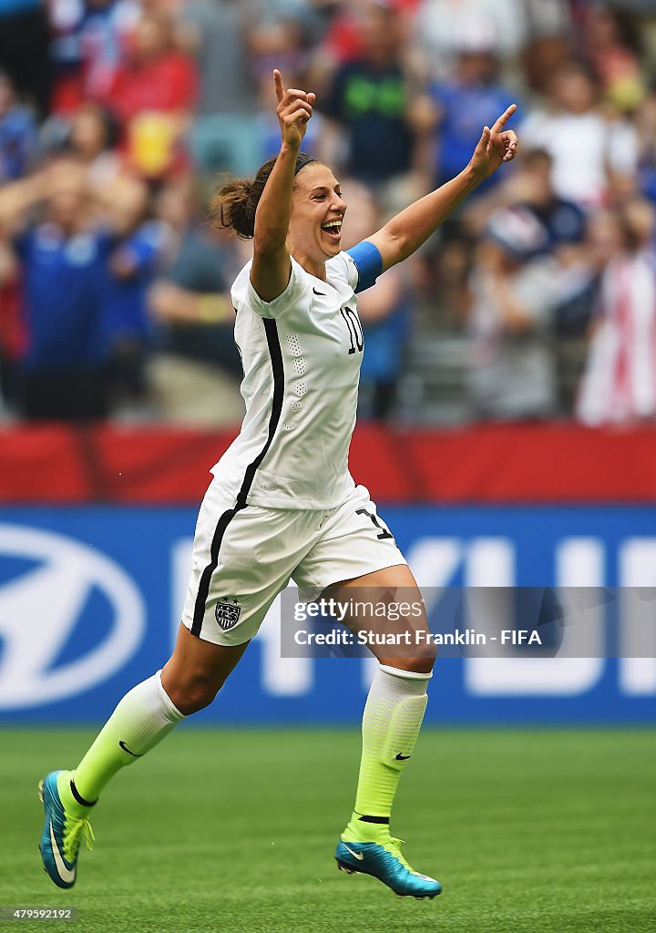 USA v Japan: Final - FIFA Women's World Cup 2015