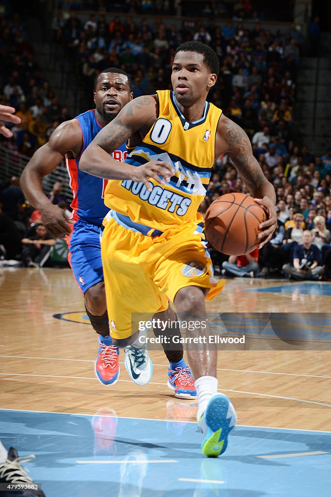 Detroit Pistons v Denver Nuggets